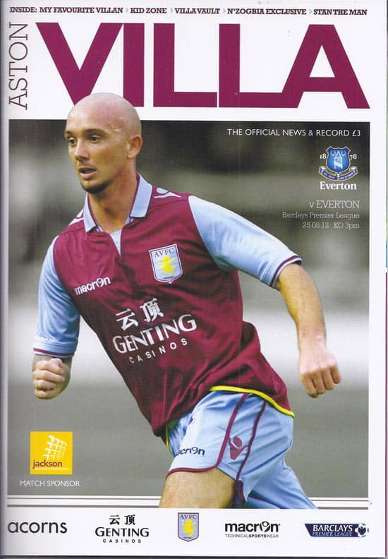 Aston Villa FC v Everton FC